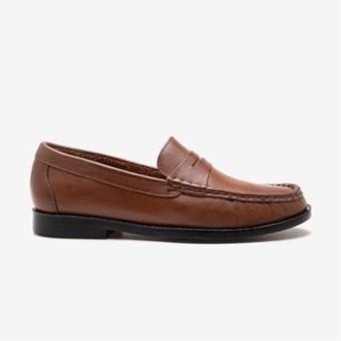 Imagem de Mocassim Feminino Cora Couro Marrom-Feminino