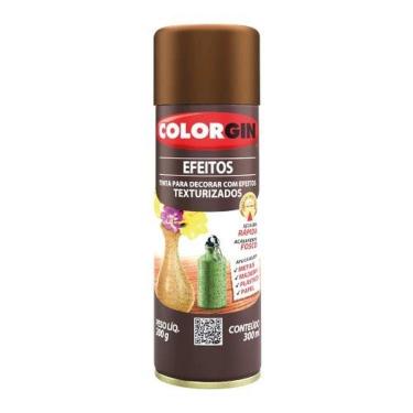 Imagem de Spray Texturizado Aço Corten 300ml - Colorgin Para Papelão, Madeira, Mdf E Metais