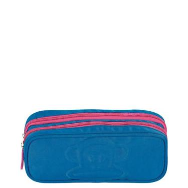 Imagem de Estojo 2 Compartimentos Paul Frank Classics Azul - Aquamarine - Sestin