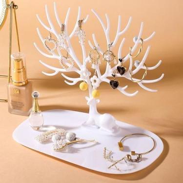 Imagem de Porta Joia Arvore Biju Organizador Bijuteria Porta Joia Alce Blogueira