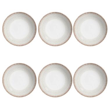 Imagem de Prato Fundo Coup Sintonia de Cerâmica 25cm 6 Unidades - Alleanza 7604-202