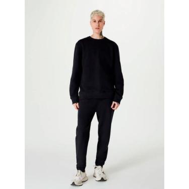Imagem de Calça Jogger Moletom Hering 05M3 Masculina Peluciada Algodão T. P/XXG,