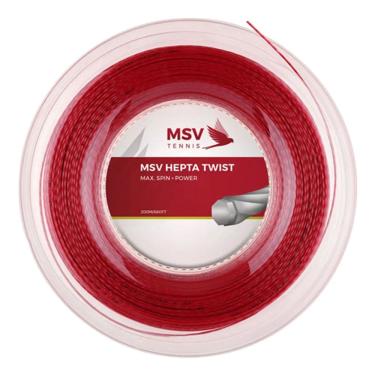 Imagem de Corda para Raquete de Tênis MSV Hepta Twist 1.25mm Vermelha