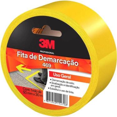 Imagem de Fita de Demarcação Solo, Amarela, 50 mm x 30 m, 3M Amarela OstenVonder