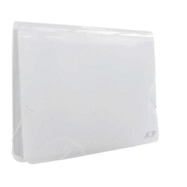 Imagem de Pasta Sanfonada Ofício Acp 31 Divisórias 1029 Cristal