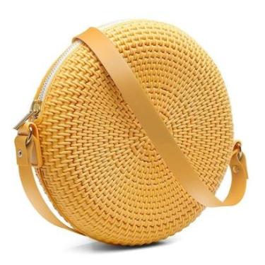 Imagem de Bolsa Feminina Transversal Pequena de Lado Redonda Quebeck VK-Feminino