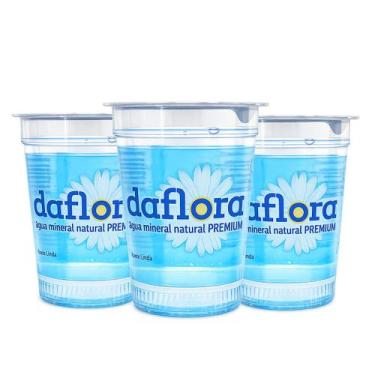 Imagem de Água mineral natural daflora sem gás copo 300ml caixa 48 unidades