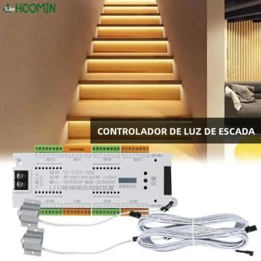 Imagem de Kit Controlador De Luz LED Com Sensor De Movimento Para Escadas, 32 Ca