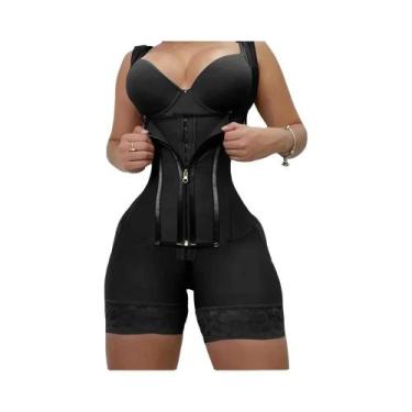 Imagem de Cinta Modeladora Colombiana De Alta Compressão Para Controle Abdominal