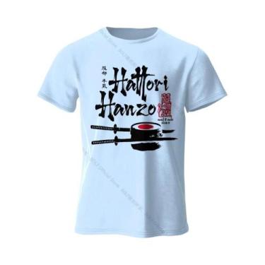 Imagem de Camiseta Masculina Oversized Hattori Hanzo Ninja Samurai Com Estampa G