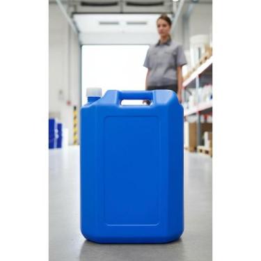 Imagem de Galão Gasolina 20L Azul c/ Bico Dosador: Segurança e Pratici - Congrat