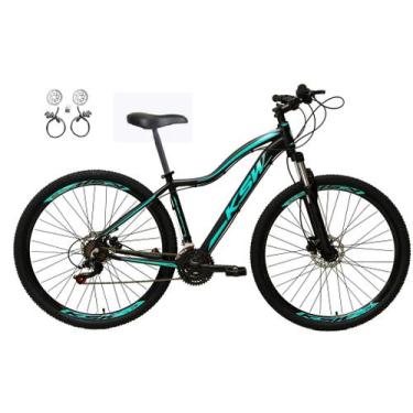 Imagem de Bicicleta Aro 29 KSW Mwza Feminina Alumínio 24v Freio a Disco Hidráuli