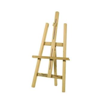 Imagem de Cavalete de Mesa para Pintura - Pinus Natural 75cm Souza 4105 Cavalete
