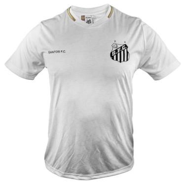 Imagem de Camiseta Santos Branca Masculina Adulta Cor:BrancoTamanho:GGGênero:Mas