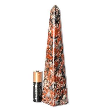 Imagem de Obelisco Unakita Brasileira Natural 14 a 16 cm 300 a 400 g - Tipo B - 