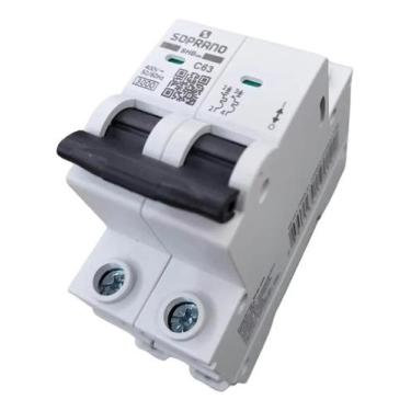 Imagem de Disjuntor Bipolar Duplo 10a, 16a,20a, 25a, 32a,40a, 50a, 63a - Congrat