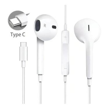 Imagem de Fone De Ouvido Tipo Type Usb C Para Xiaomi Cor Branco - Congratulation