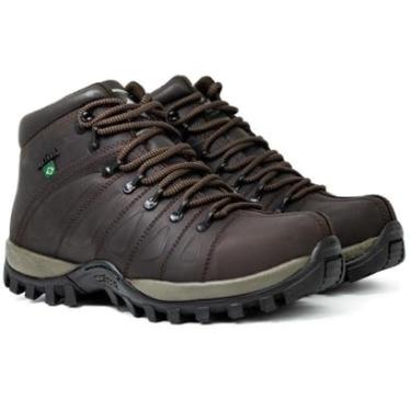 Imagem de Bota de Segurança Masculino Macboot Uirapuru Cano Médio Com CA Couro EPI CA0001 Cor:;Ta...