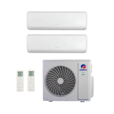 Imagem de Ar Condicionado Multi Split Inverter 18000 BTUs Gree G-Max (9000+12000) Quente/Frio - 220V