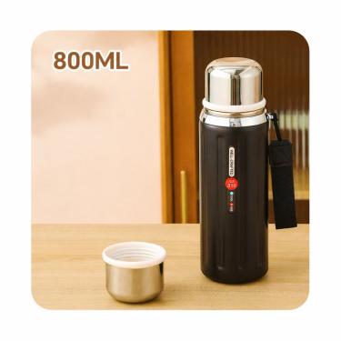 Imagem de Garrafa Térmica Inox 800ml com Filtro Infusor para Chá - Tudo em Caixa