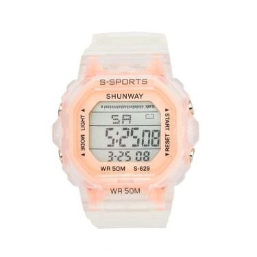 Imagem de Relógio Digital Feminino Transparente Shunway S-Sports - Tudo em Caixa