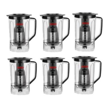 Imagem de 6 Copos Preto Liquidificador Mondial L-1200 BI L-1200 FB