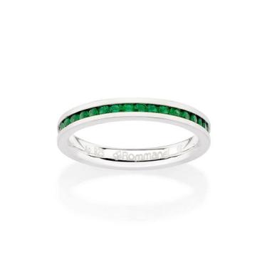 Imagem de Aparador de prata 925 com zircônias VERDE 810290 Rommanel Cor:VERDETam