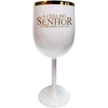 Imagem de Taça de plastico branca - MDGOSPEL