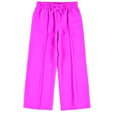Imagem de Calça Pantalona Infantil Menina em Moletom Flanelado Cores Neon - Malw