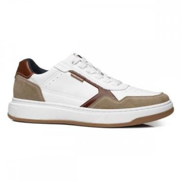 Imagem de Sapatenis Pegada 111704-09 Casual Masculino, Branco, 40