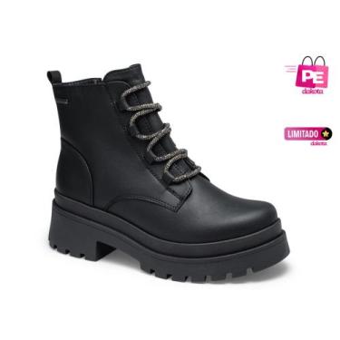 Imagem de Coturno Adulto Feminino Dakota 9861, Preto, 35