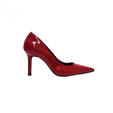 Imagem de Sapato Estiloso Casual Feminino Via Marte 222003-01, Vermelho, 37