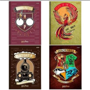 Imagem de Caderno Colegial CD Espiral Harry Potter 80Fls - Jandaia