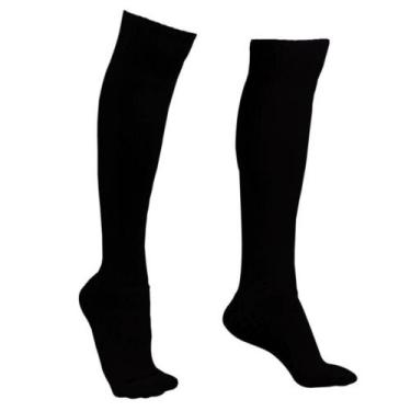 Imagem de Meiao finta de futebol pro grip (tamanho 38/43) 5002, Preto, Branco, U