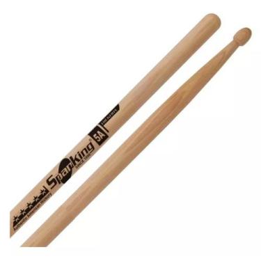 Imagem de Baqueta Spanking 5A Ponta de Madeira Natural Hickory