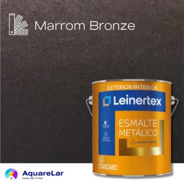 Imagem de Esmalte Metálico Leinertex 3,6L, MARROM BRONZE, 3,6L