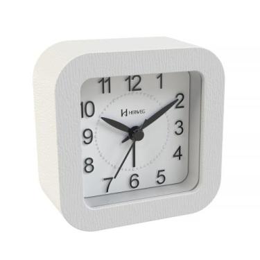 Imagem de Relógio Despertador Herweg Quartz Branco 2654-021, único