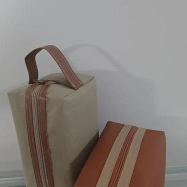Imagem de Bolsa de mão masculina begie - Sosobolsas