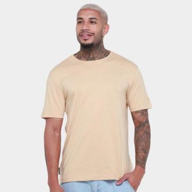 Imagem de Camiseta New Era Garment Wash Masculina, Marrom, P