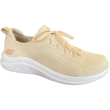 Imagem de Tênis Slip On Feminino Ultra Flex 2.0 Stretch Fit 896247 Skechers, Cre