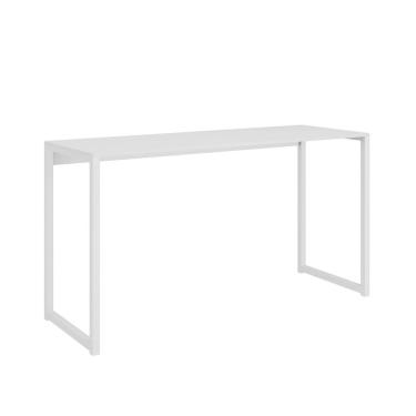 Imagem de Mesa Escrivaninha Industrial Desk 90 Color Quarto Escritório Branco Branco