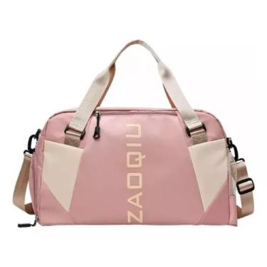 Imagem de Bolsa Feminina Viagem Academia Passeio Transversal - Zaoqiu, Rosa