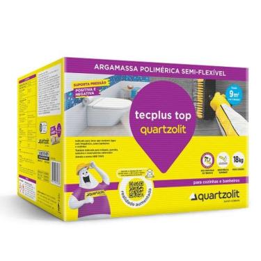 Imagem de Tecplus Top Caixa 18KG para Impermeabilização de Superfícies com Alto Desempenho Quartzolit