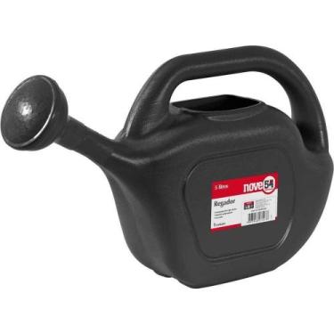 Imagem de Regador 5L 6199000250 para Jardinagem com Bico Tipo Ducha Preto Nove54