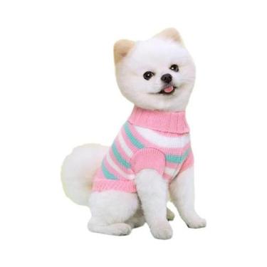 Imagem de Suéter Tricotado Para Cães E Gatos Pequenos S-2XL, Macio, Confortável 