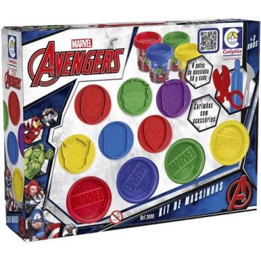 Imagem de Kit de Massinhas de Modelar Marvel Avengers - Cotiplás