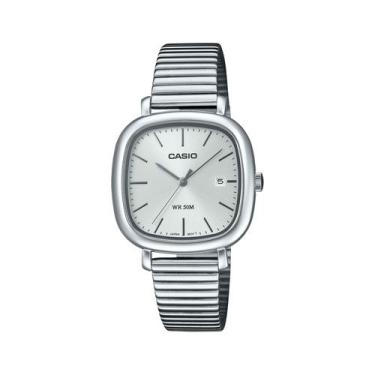 Imagem de Relógio casio prateado feminino ltp-b166d-7avdf-sc