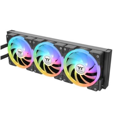 Imagem de Water cooler 360mm thermaltake minecube 360 ultra, argb, lcd quad, bla