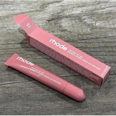 Imagem de Brilho labial Rhode Peptide Lip Tint cor translúcida 10 ml Salty Tan