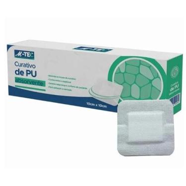 Imagem de Curativo de Pu Absorvente M-Tec 10x10cm (1unid) - Missner